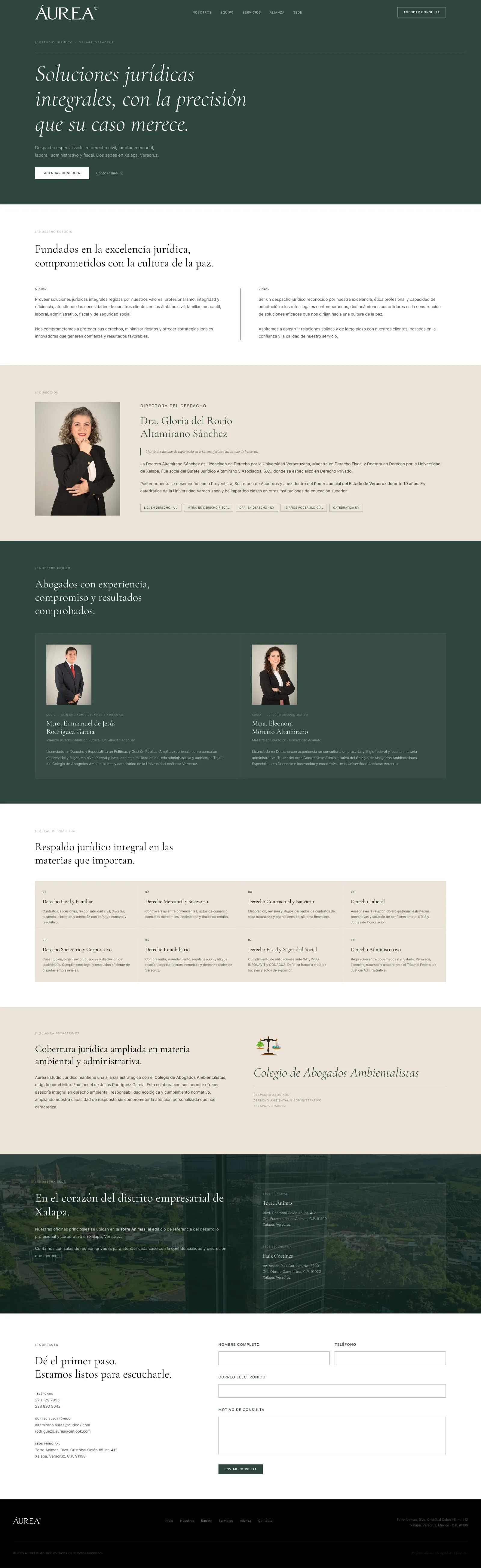 ÁUREA: Branding and Website