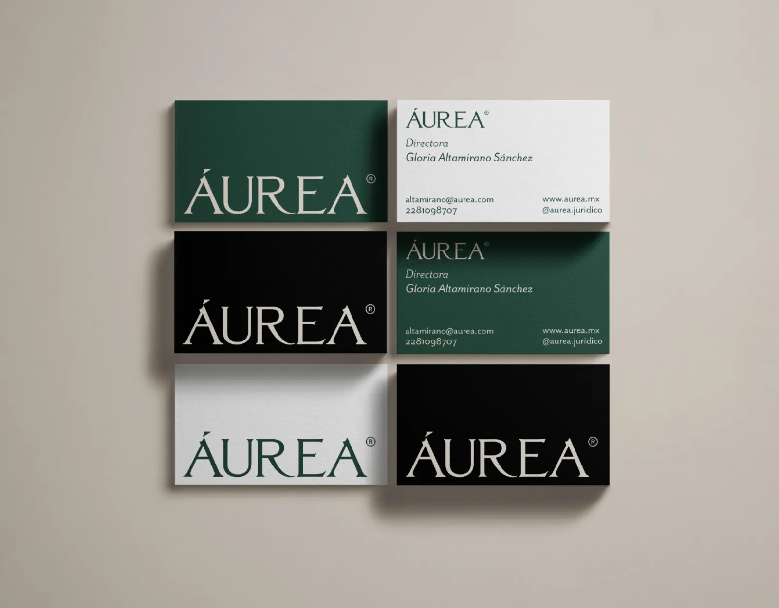 ÁUREA: Branding and Website