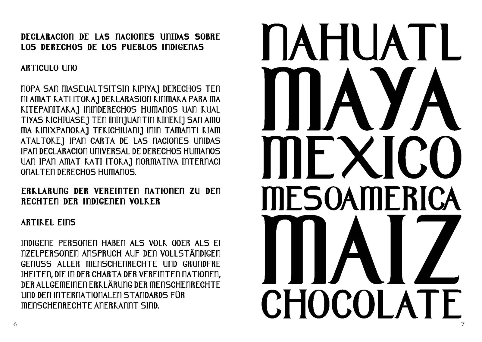 Maya Typeface Design
