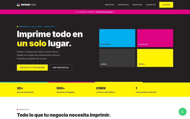 Sitio de ImprimeTodo